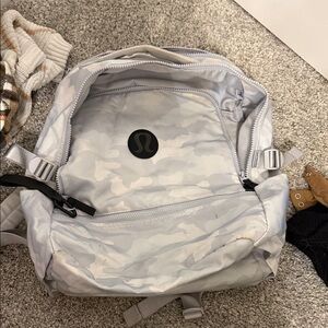 lululemon athletica White Camo Backpack